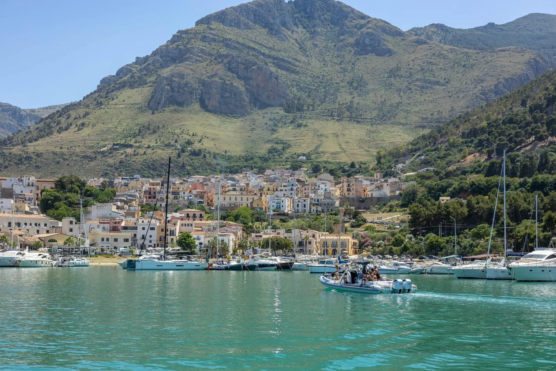 Tour in gommone di gruppo da San Vito Lo Capo a Castellammare del Golfo