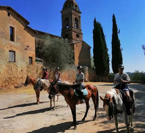 Passeggiata a cavallo sui Colli Senesi in Toscana