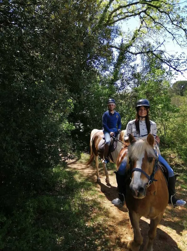 Passeggiata a cavallo sui Colli Senesi in Toscana