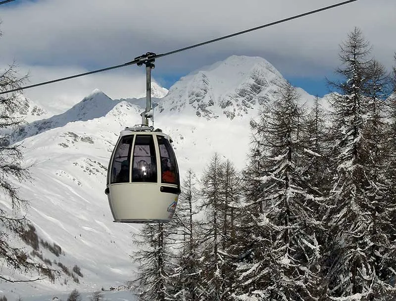 Pranzo in baita sulle piste a Madesimo in Valchiavenna