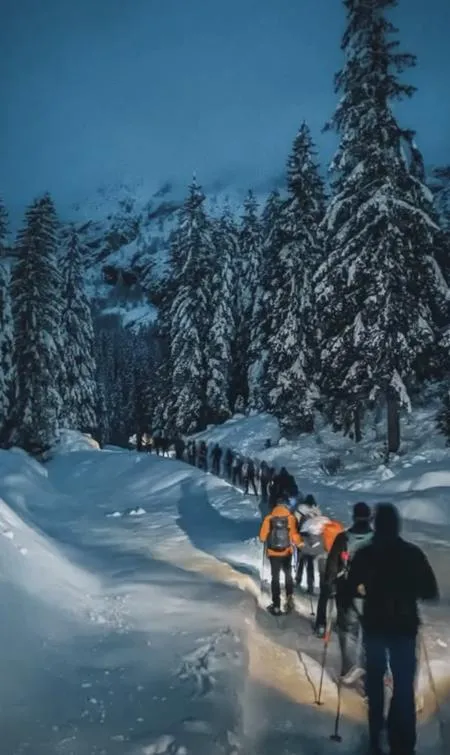 Ciaspolata serale in Val di Zoldo con cena in rifugio