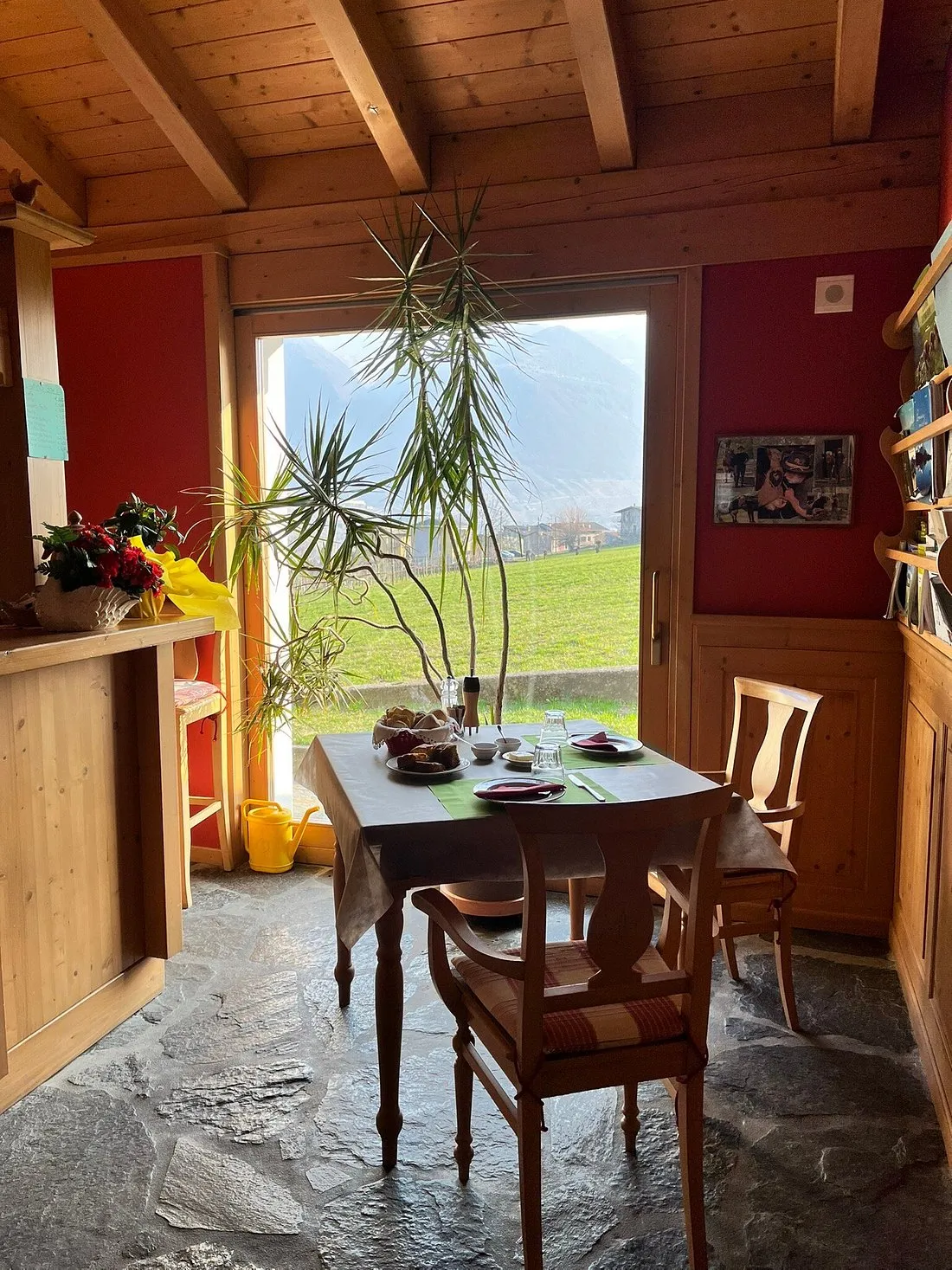 Pranzo all'Agriturismo Stella Orobica ad Albosaggia in Valtellina