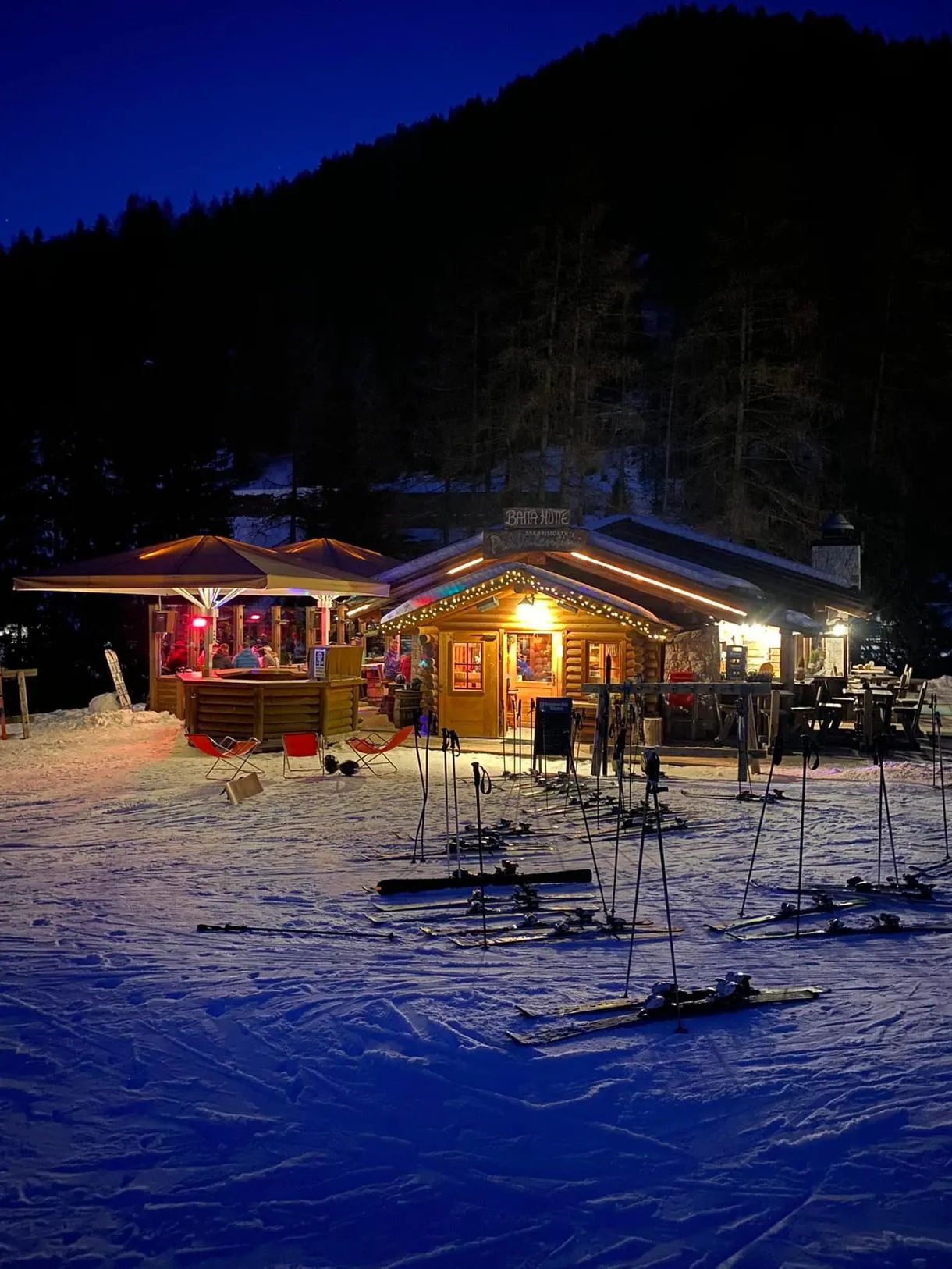 Cena in baita a Selva di Val Gardena