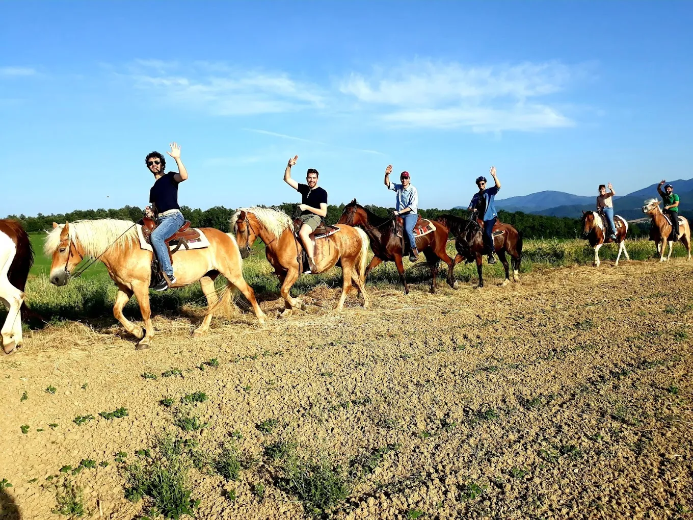 Passeggiata a cavallo nella Maremma a Suvereto