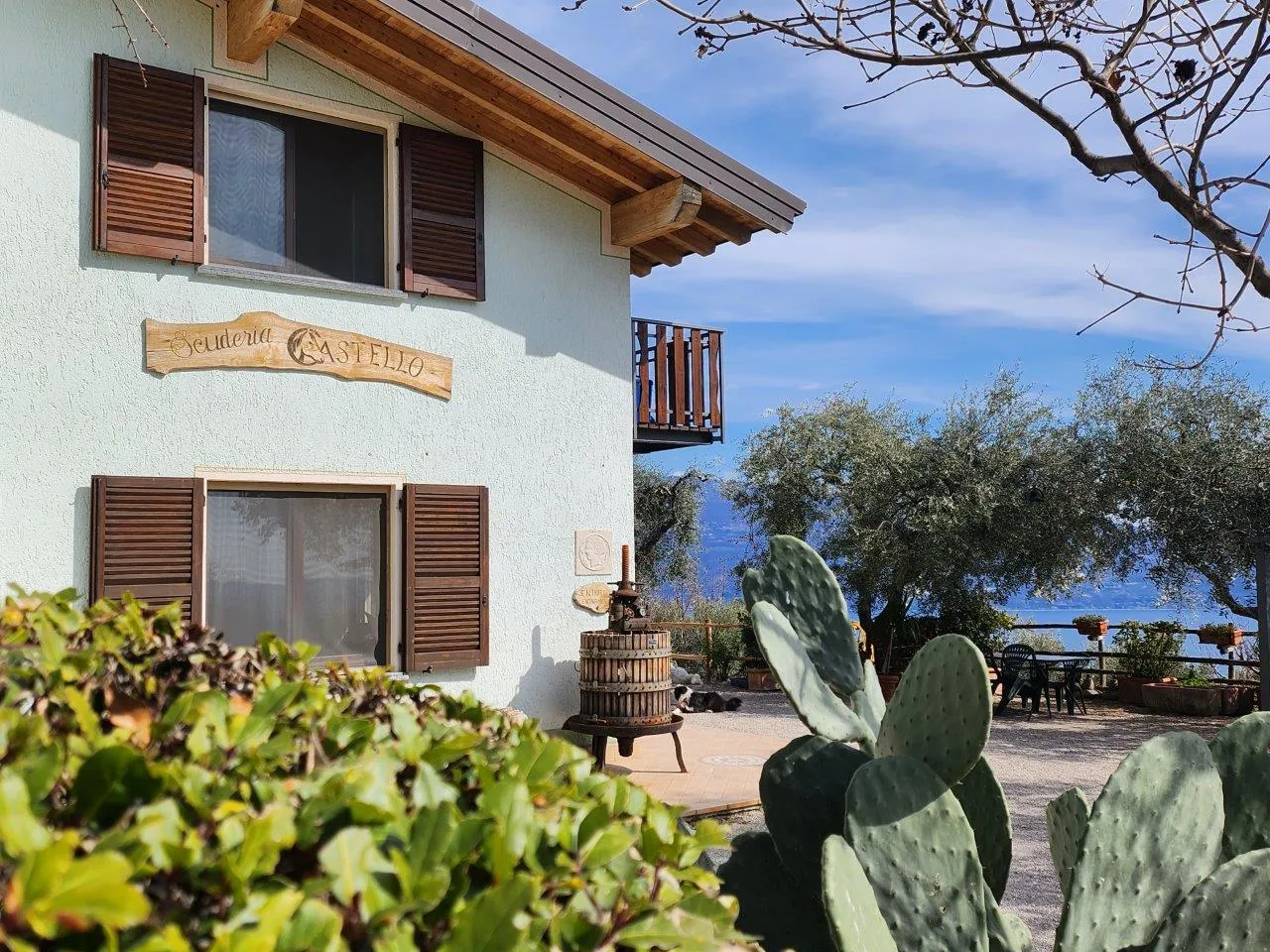 Pranzo in agriturismo sopra il Lago di Garda