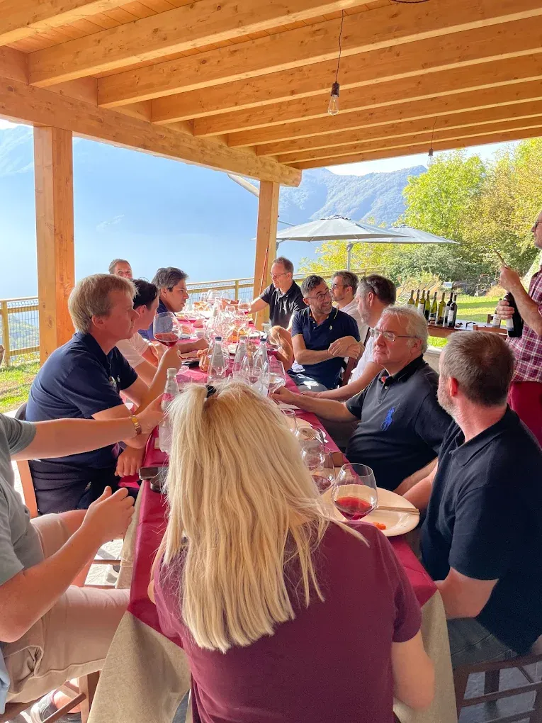 Degustazione di vino sopra Bellagio con vista sul Lago di Como