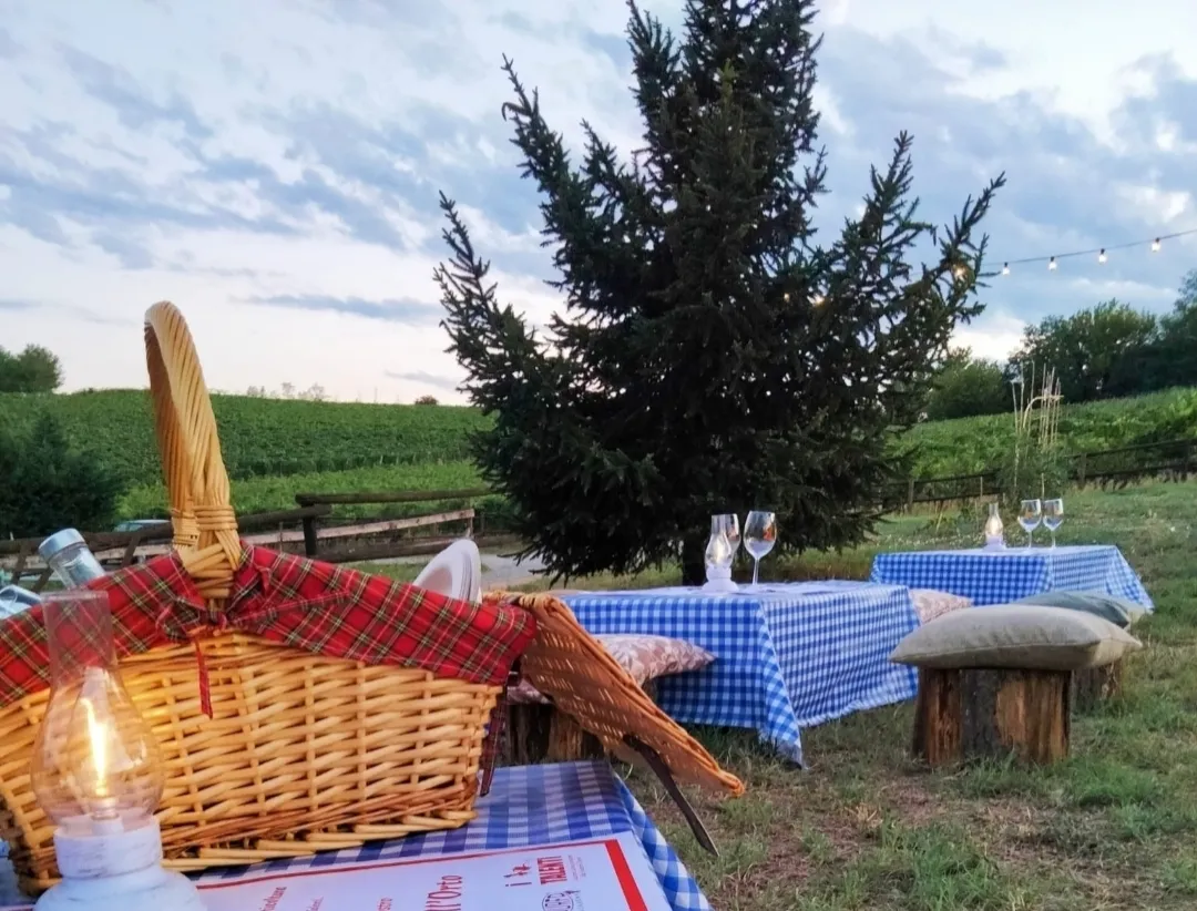 Picnic con prodotti tipici a Nizza Monferrato