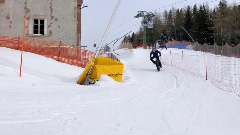 Escursione notturna in Fat bike sulle Piste al Tonale