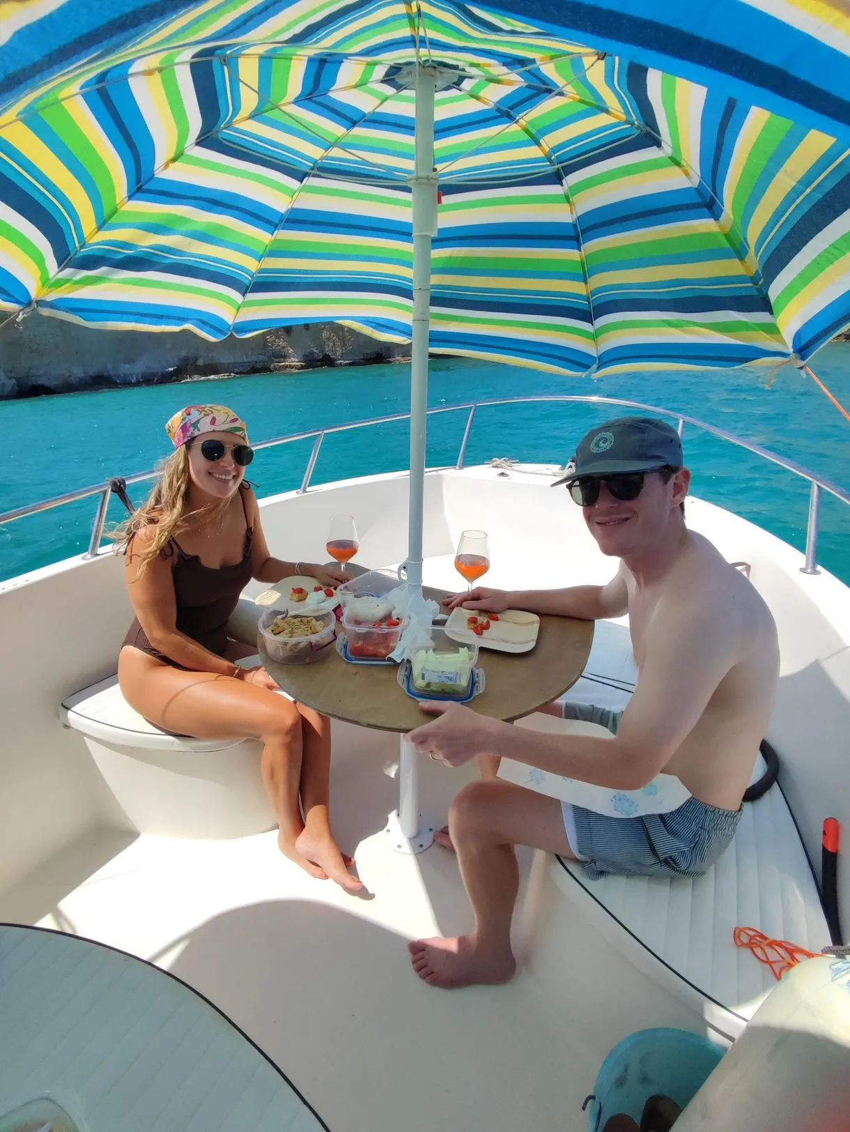 Escursione in barca di 2h30 alle Marine di Melendugno in condivisione