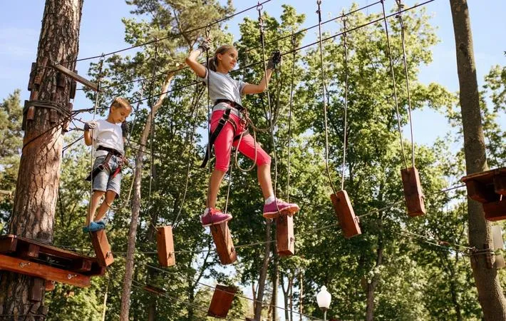 Ingresso al Parco Avventura di Arese fuori Milano