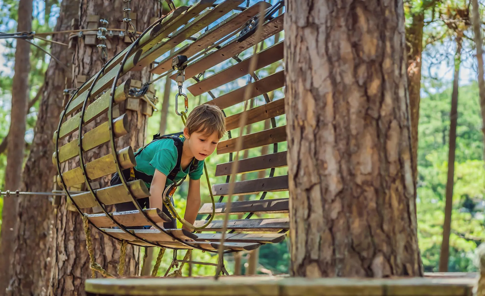 Ingresso al Parco Avventura di Arese fuori Milano