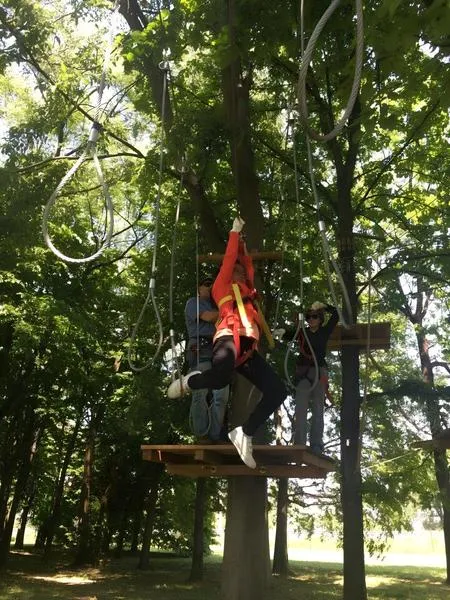 Ingresso al Parco Avventura Urbano di Bologna
