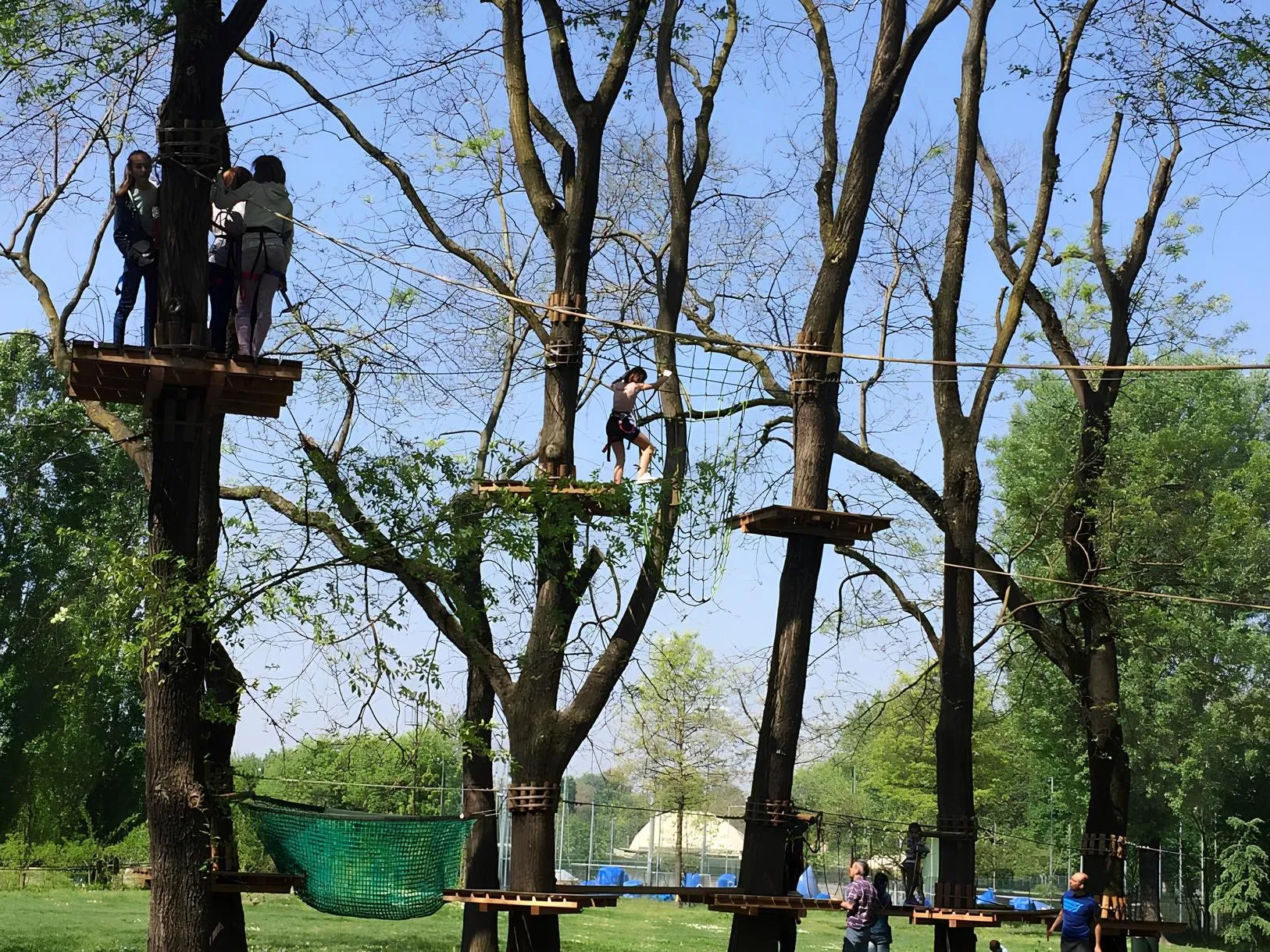 Ingresso al Parco Avventura Urbano di Bologna