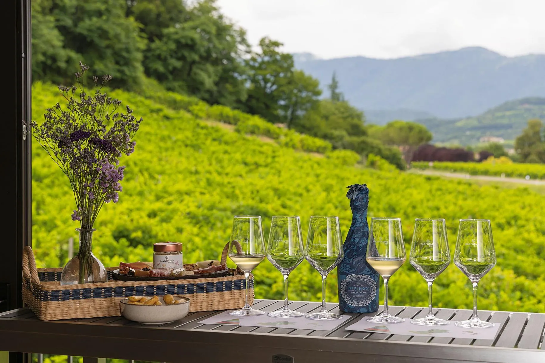Degustazione di Prosecco con pranzo tipico fuori Conegliano