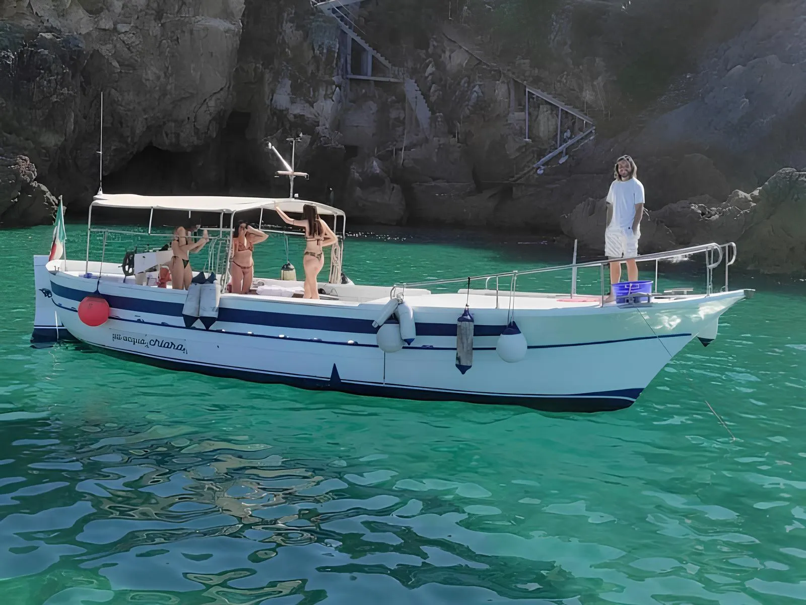 Escursione in barca della penisola di Gaeta con soste bagno