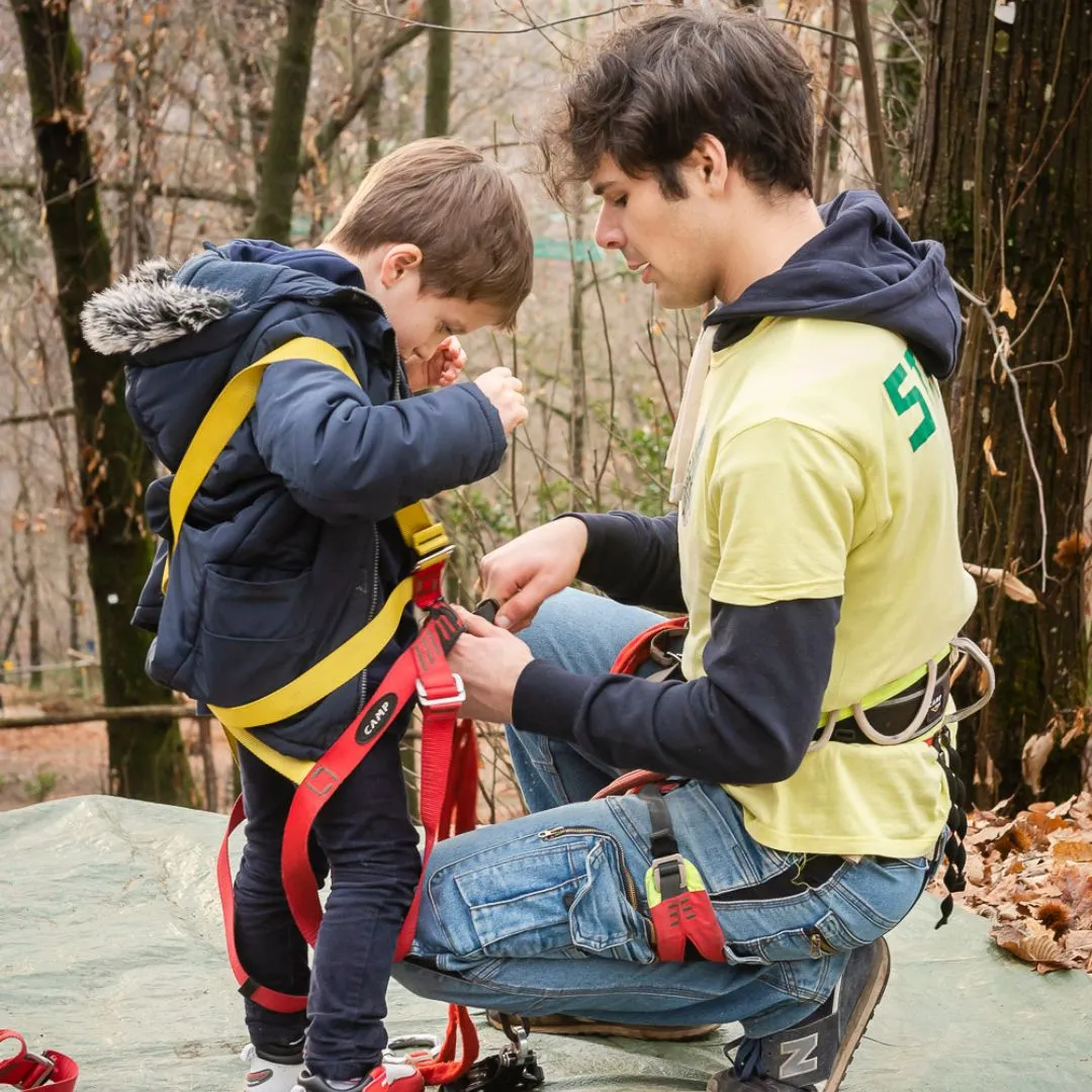 Accesso a tutti i percorsi del Parco Avventura Le Pigne sul Lago d'Orta