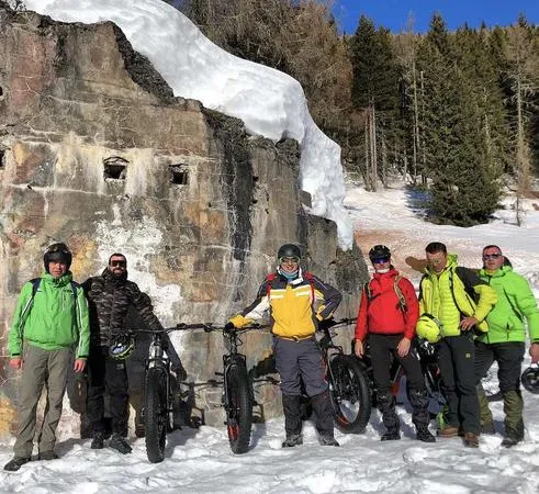 Fat bikes tour con aperitivo a Malga Valbiolo a Passo Tonale