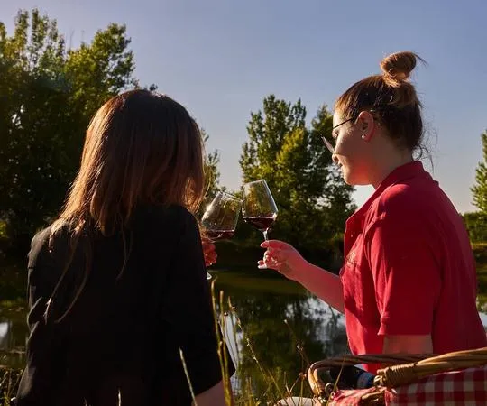 Picnic tra i vigneti con prodotti tipici a Montepulciano