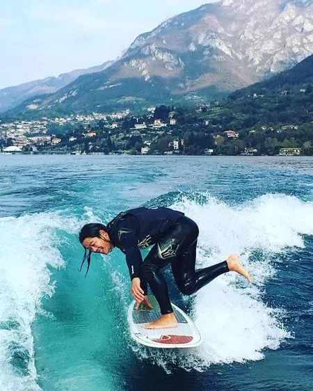 Wakesurf sul Lago di Como