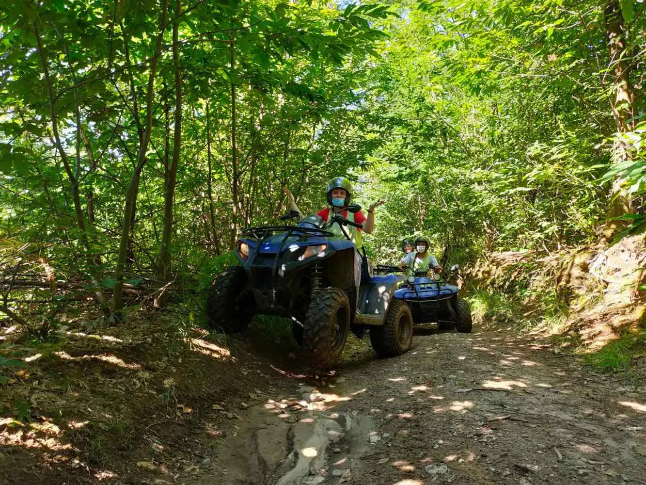 Giro in quad nelle montagne sopra Brescia