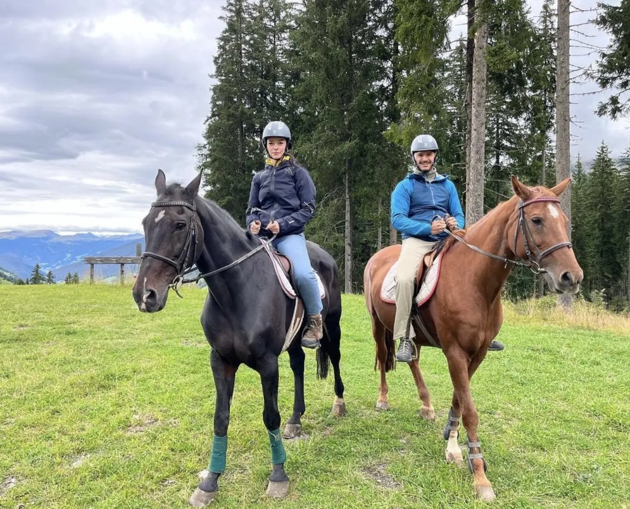 Passeggiata a cavallo a Selva di Val Gardena