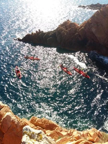 Kayak tour e snorkeling a Capo Coda Cavallo