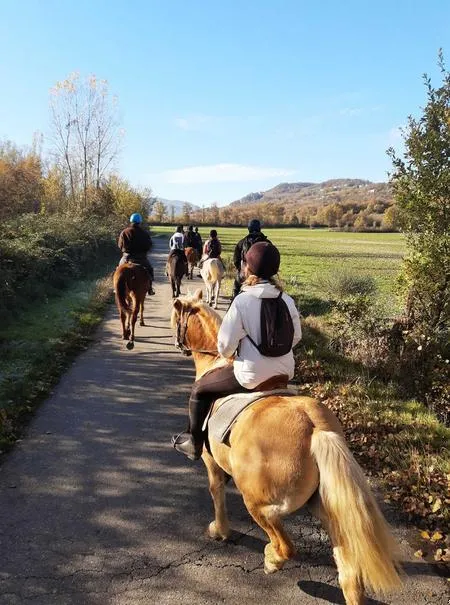 Passeggiata a cavallo nel Parco dello Stirone emiliano