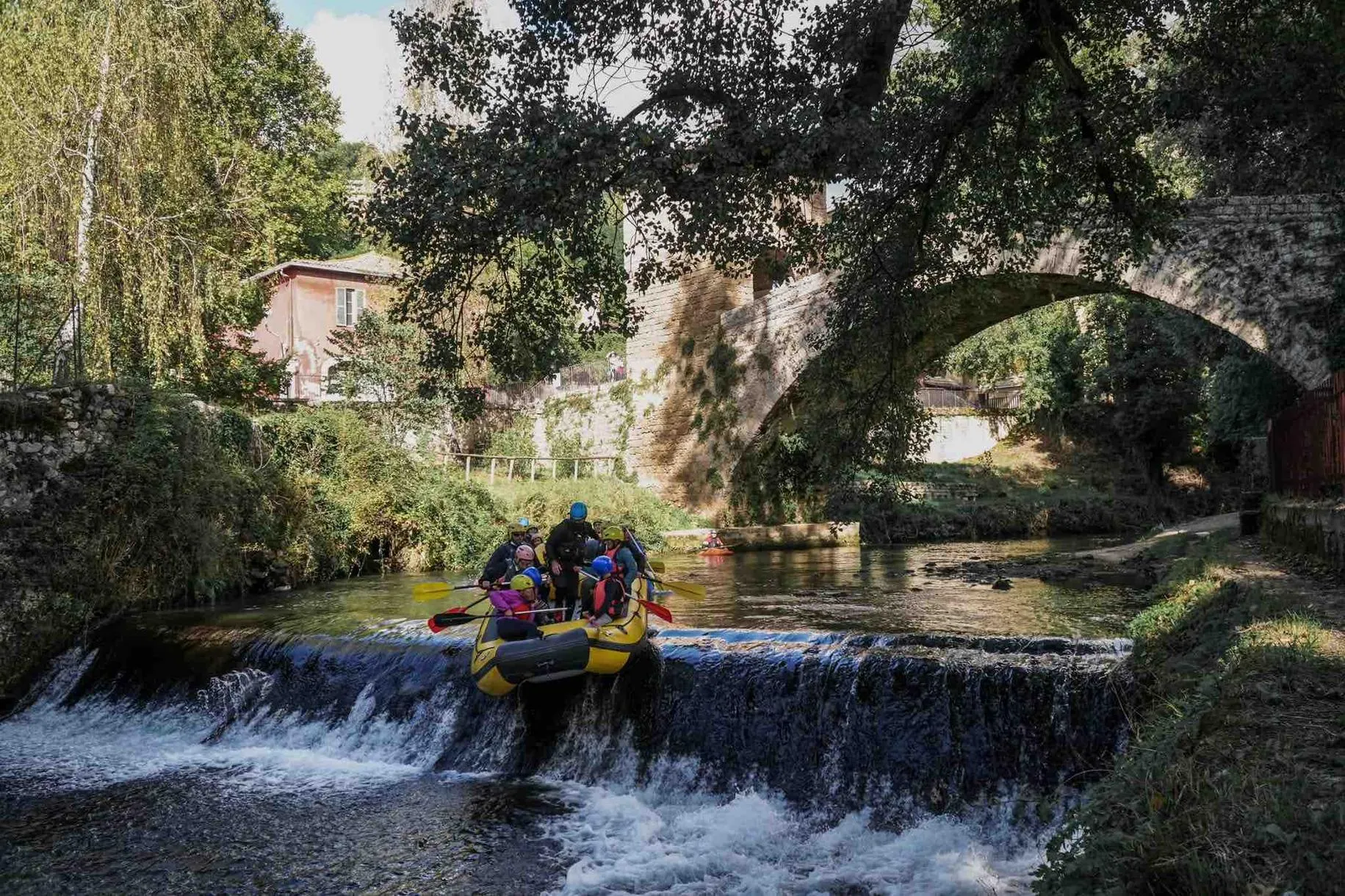Rafting sul fiume Aniene a Subiaco
