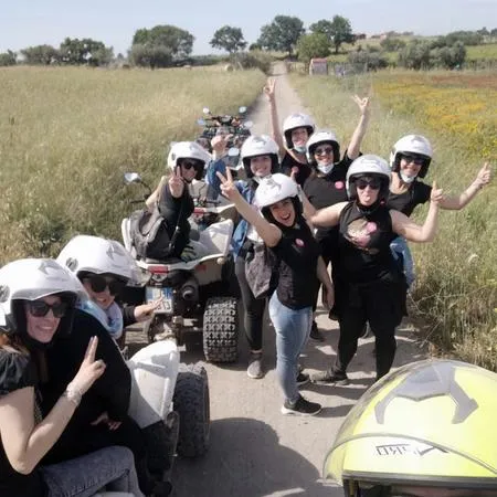 Escursione in Quad alle cascate di Cerveteri fuori Roma