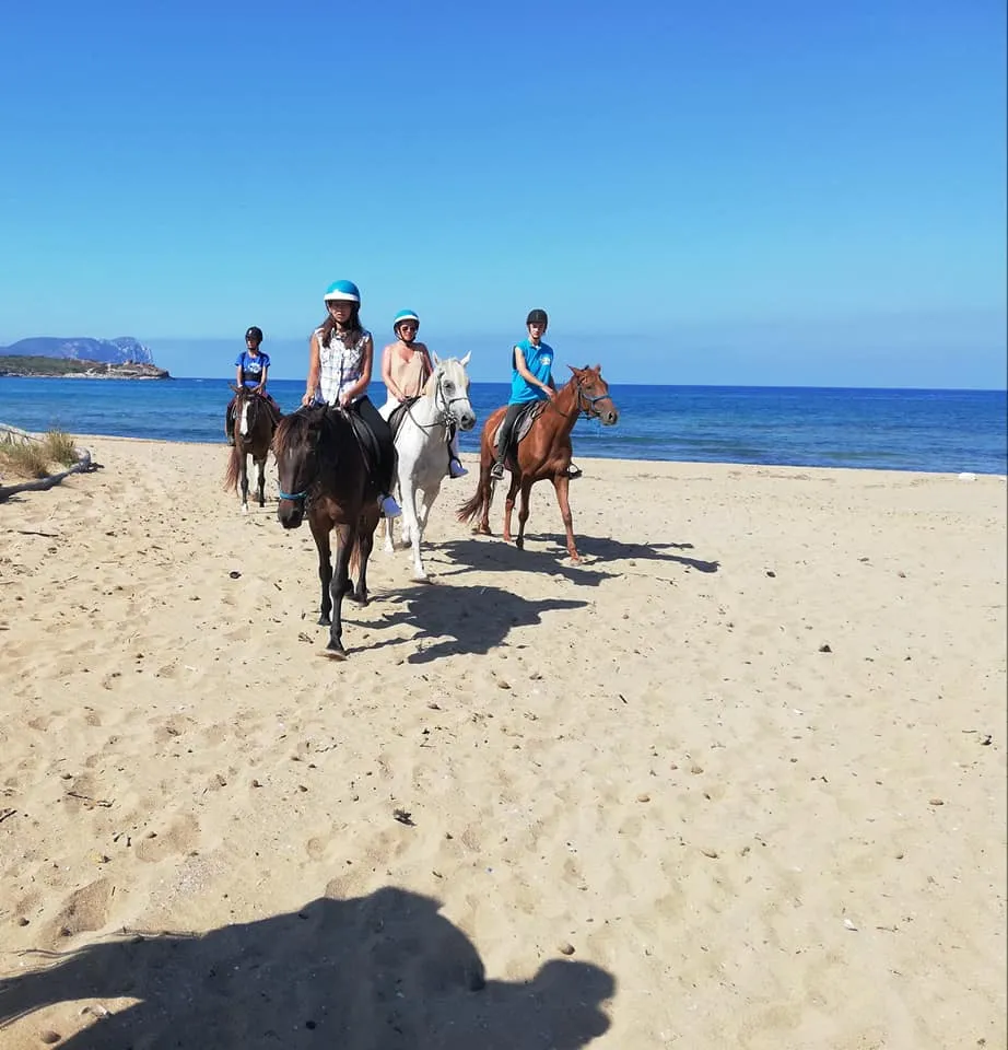 Passeggiata a cavallo in riva al mare ad Alghero
