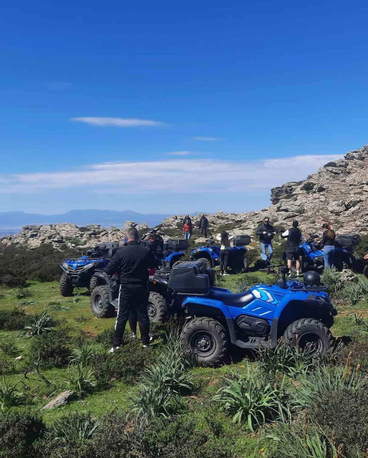 Giro in quad a Burcei con vista sul mare