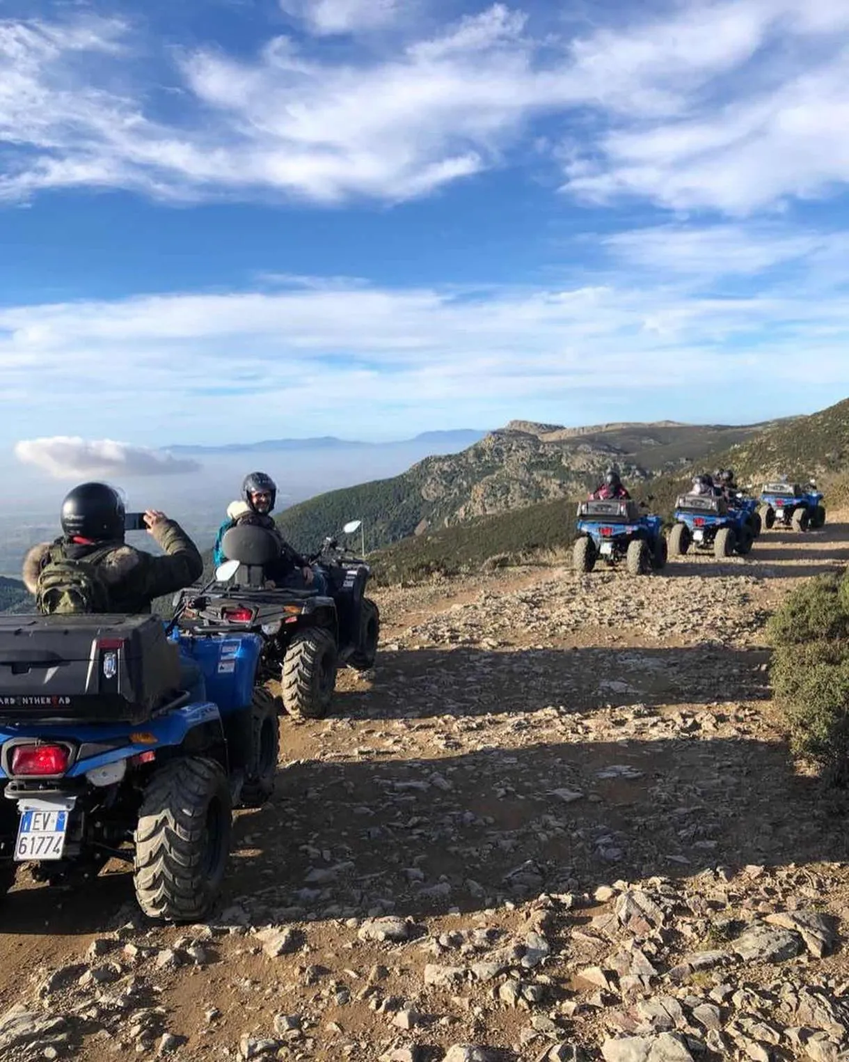Giro in quad a Burcei con vista sul mare