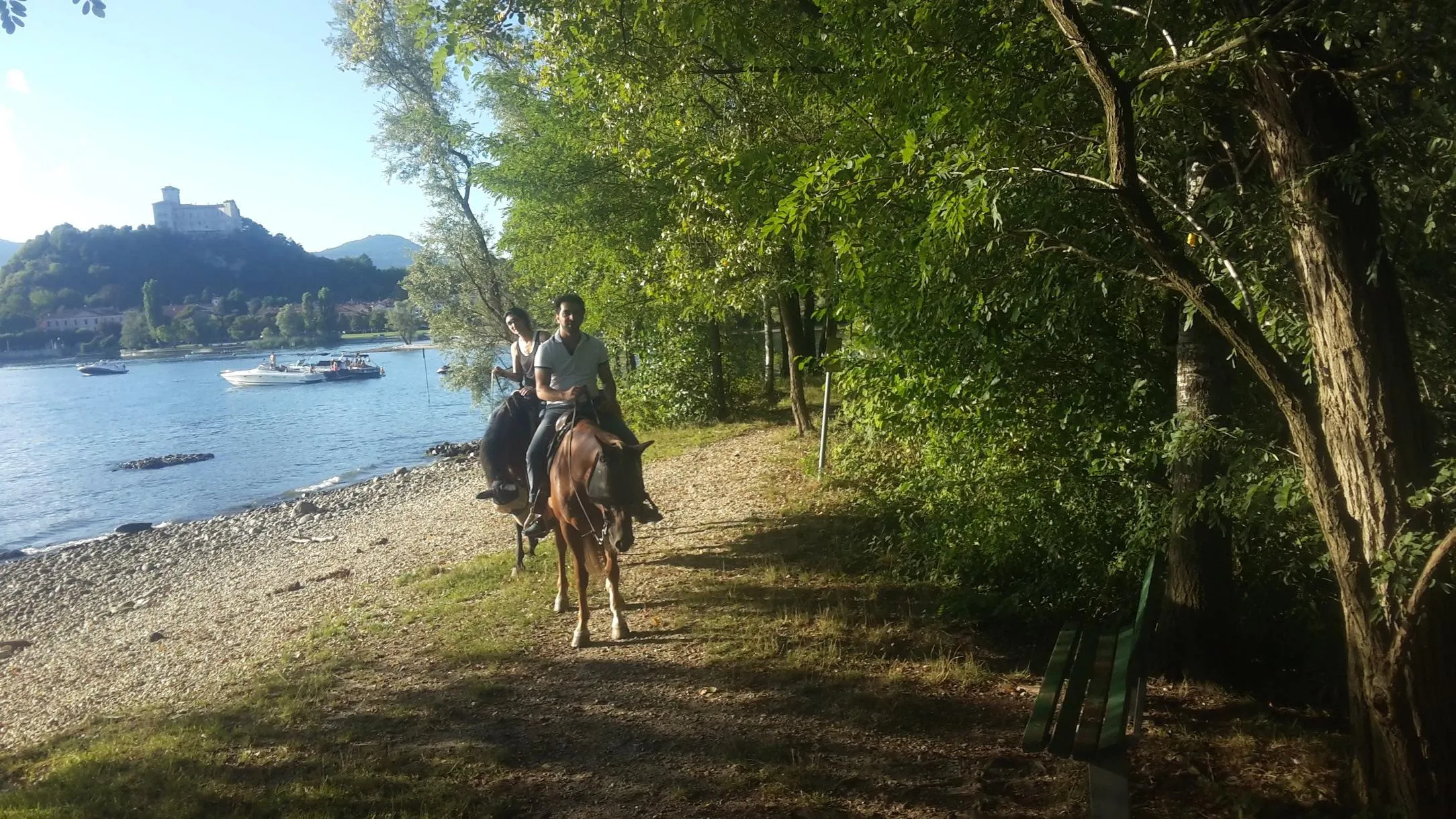 Passeggiata a cavallo al Lago Maggiore