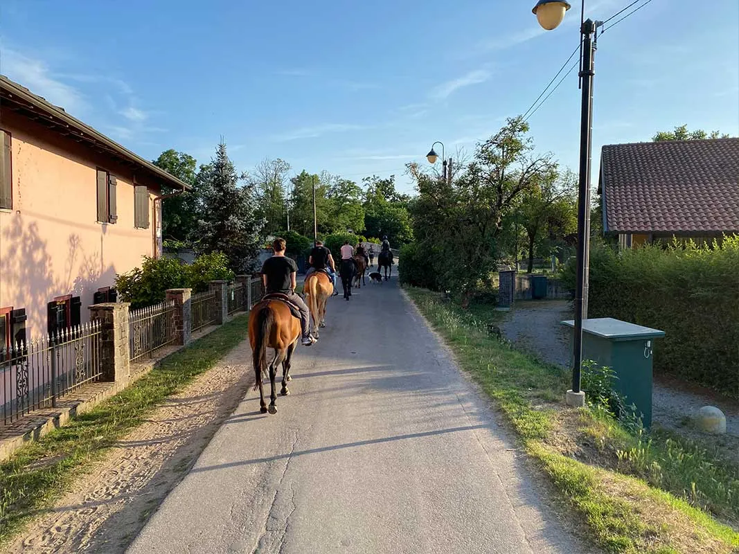 Passeggiata a cavallo nel Parco Lombardo del Ticino