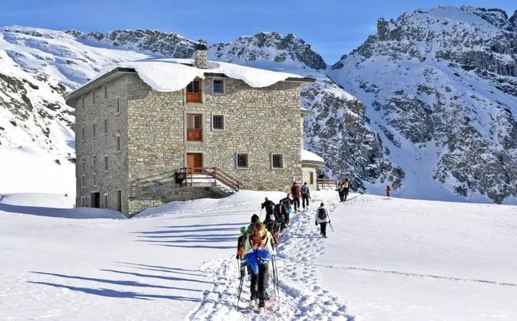 Ciaspolata mattutina a Courmayeur