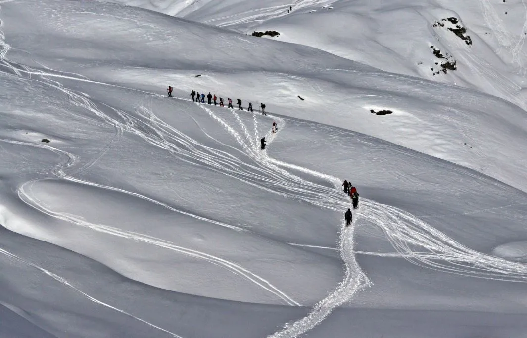 Ciaspolata mattutina a Courmayeur