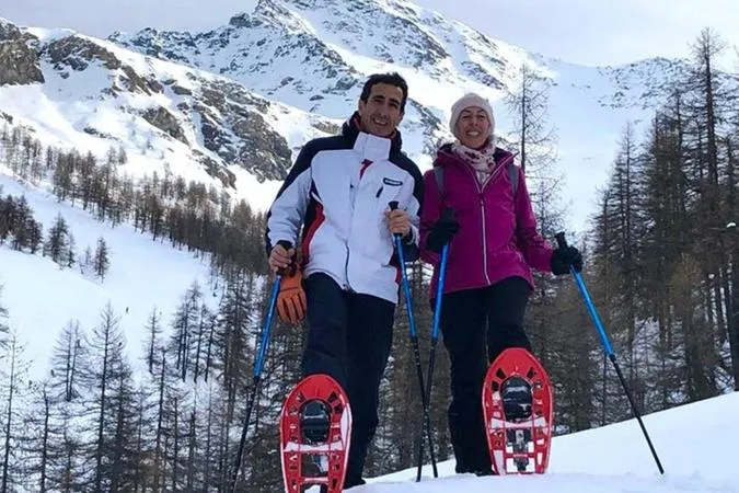 Escursione in ciaspole a Sestriere con guida