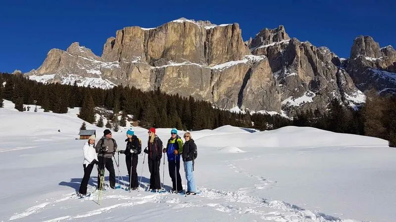 Ciaspolata in Val di Fassa da Canazei
