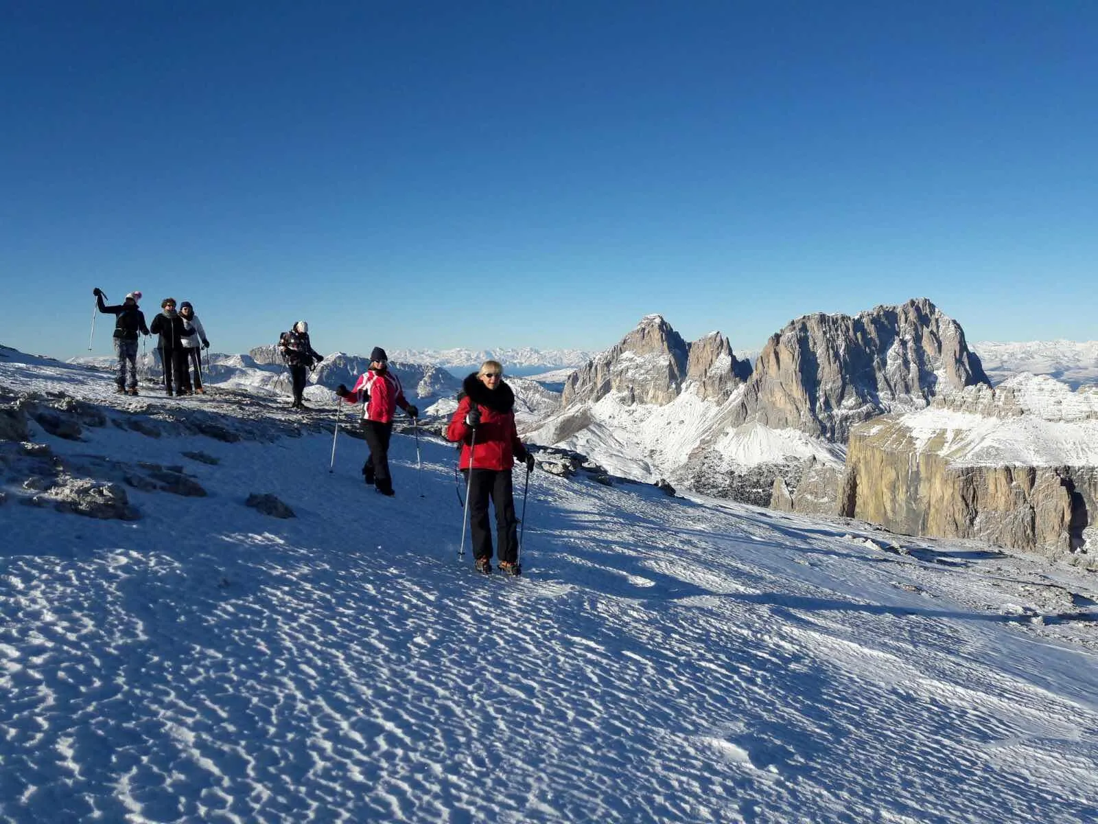 Ciaspolata in Val di Fassa da Canazei