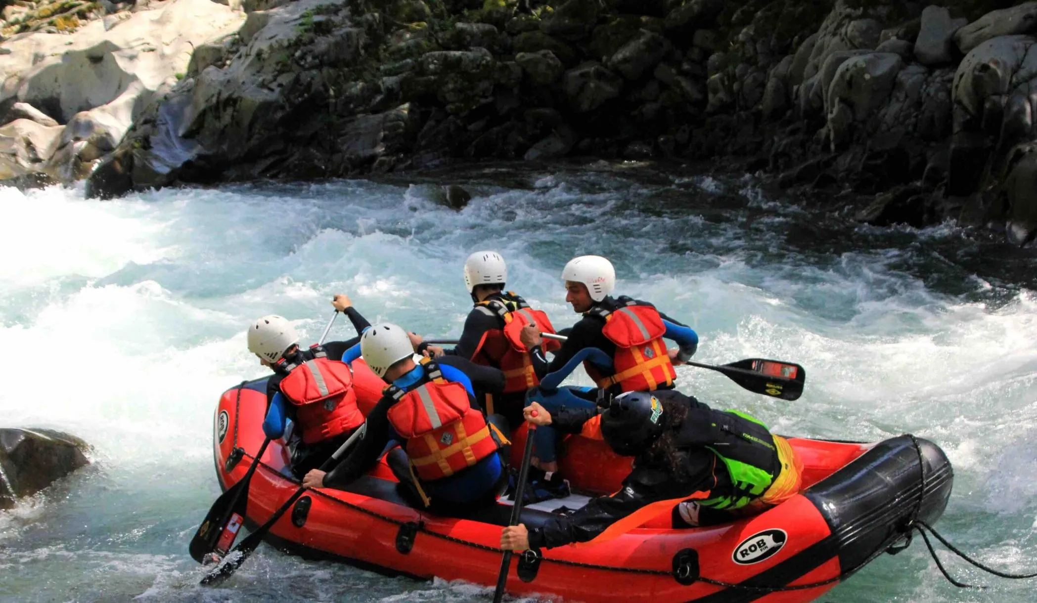 Rafting a Bagni di Lucca sul fiume Lima