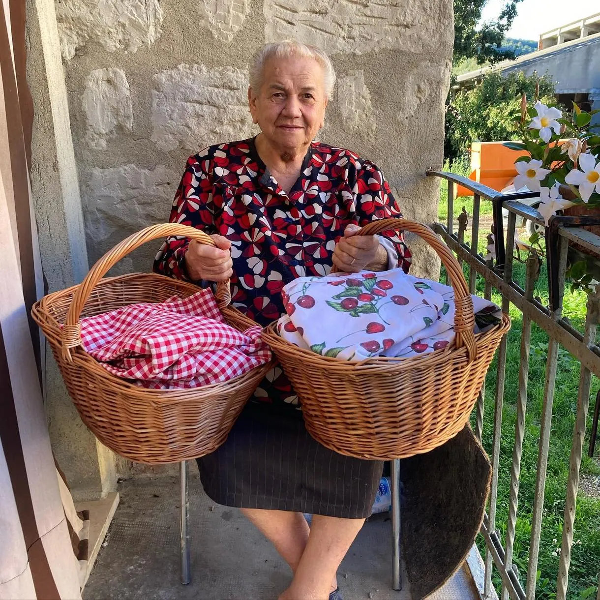 Picnic in vigna sulle colline di Cella Monte nel Monferrato