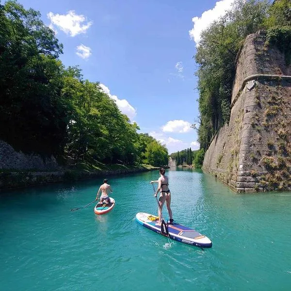 SUP tour delle mura di Peschiera del Garda