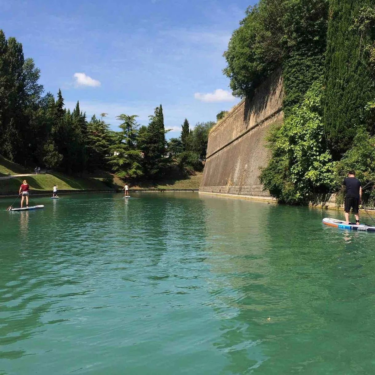 SUP tour delle mura di Peschiera del Garda