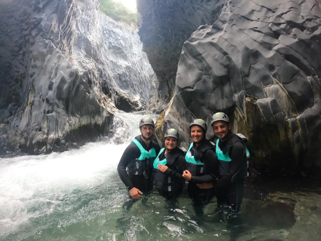 Body rafting alle Gole dell'Alcantara