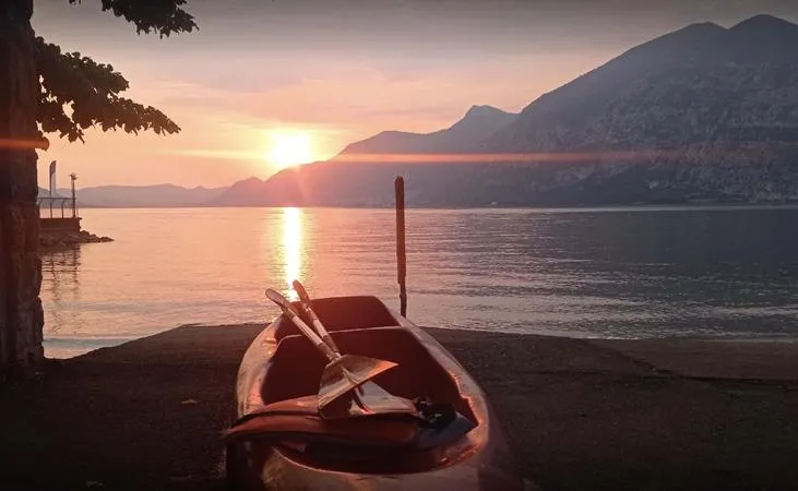 Giro in canoa al Lago d'Iseo