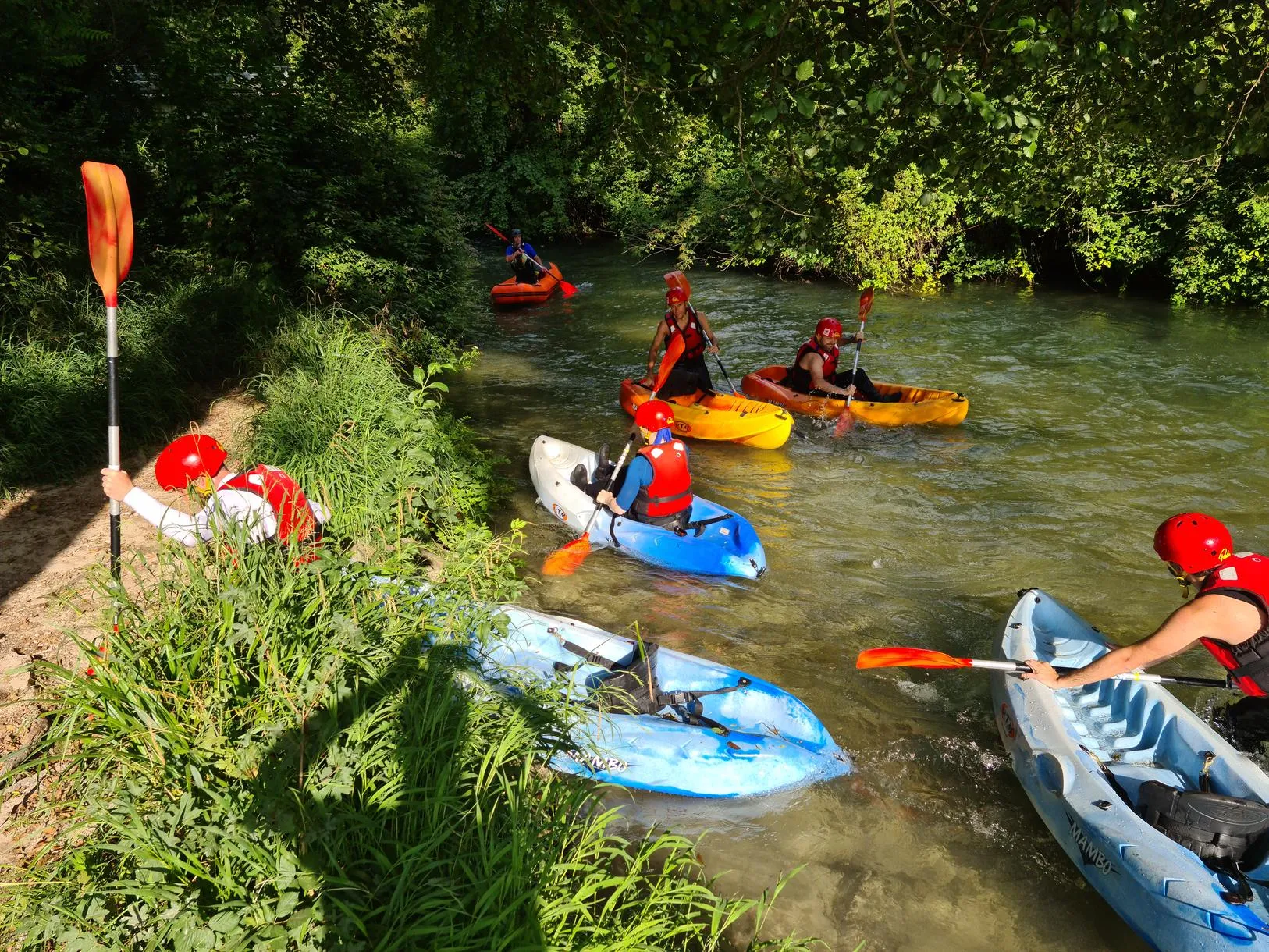 Discesa in canoa sul fiume Nera in Umbria