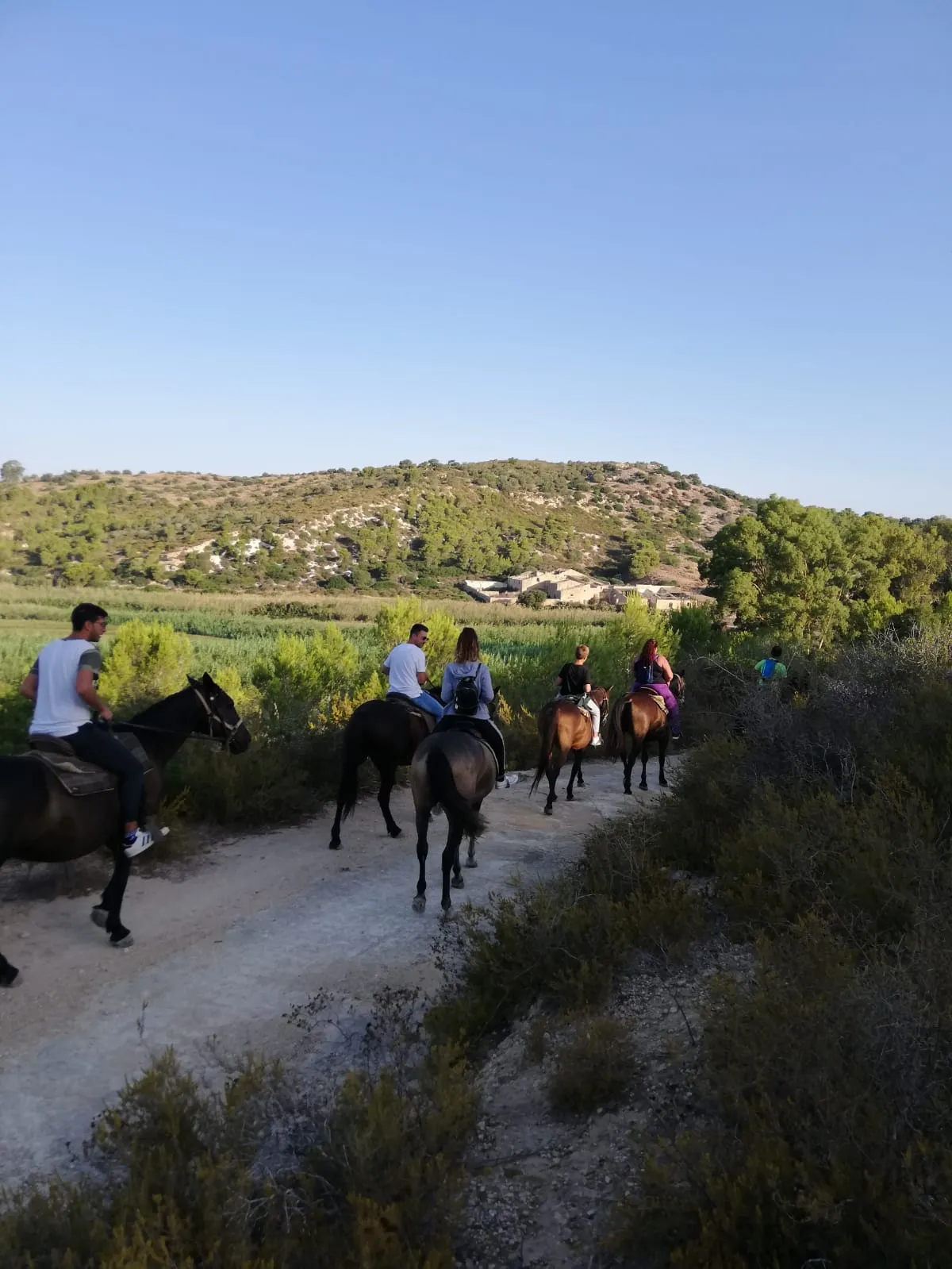 Passeggiata a cavallo vicino a Ragusa