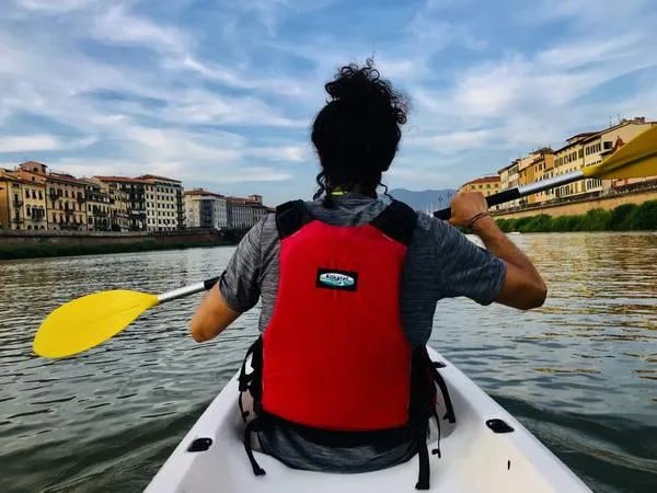 Kayak tour di Pisa dal fiume Arno