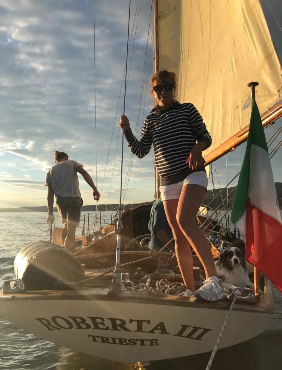 Giro in barca a vela d'epoca nel Golfo di Trieste con aperitivo