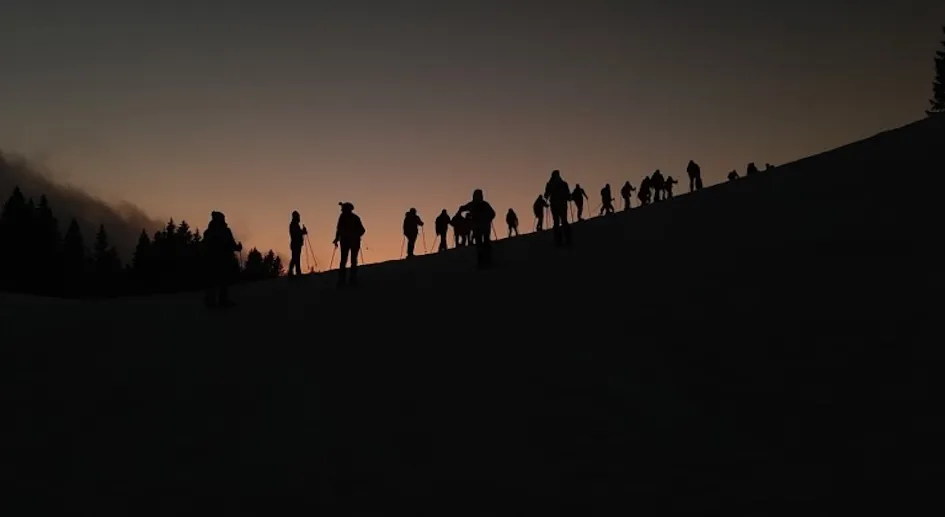 Ciaspolata notturna sull'Alpe Cimbra da Tonezza